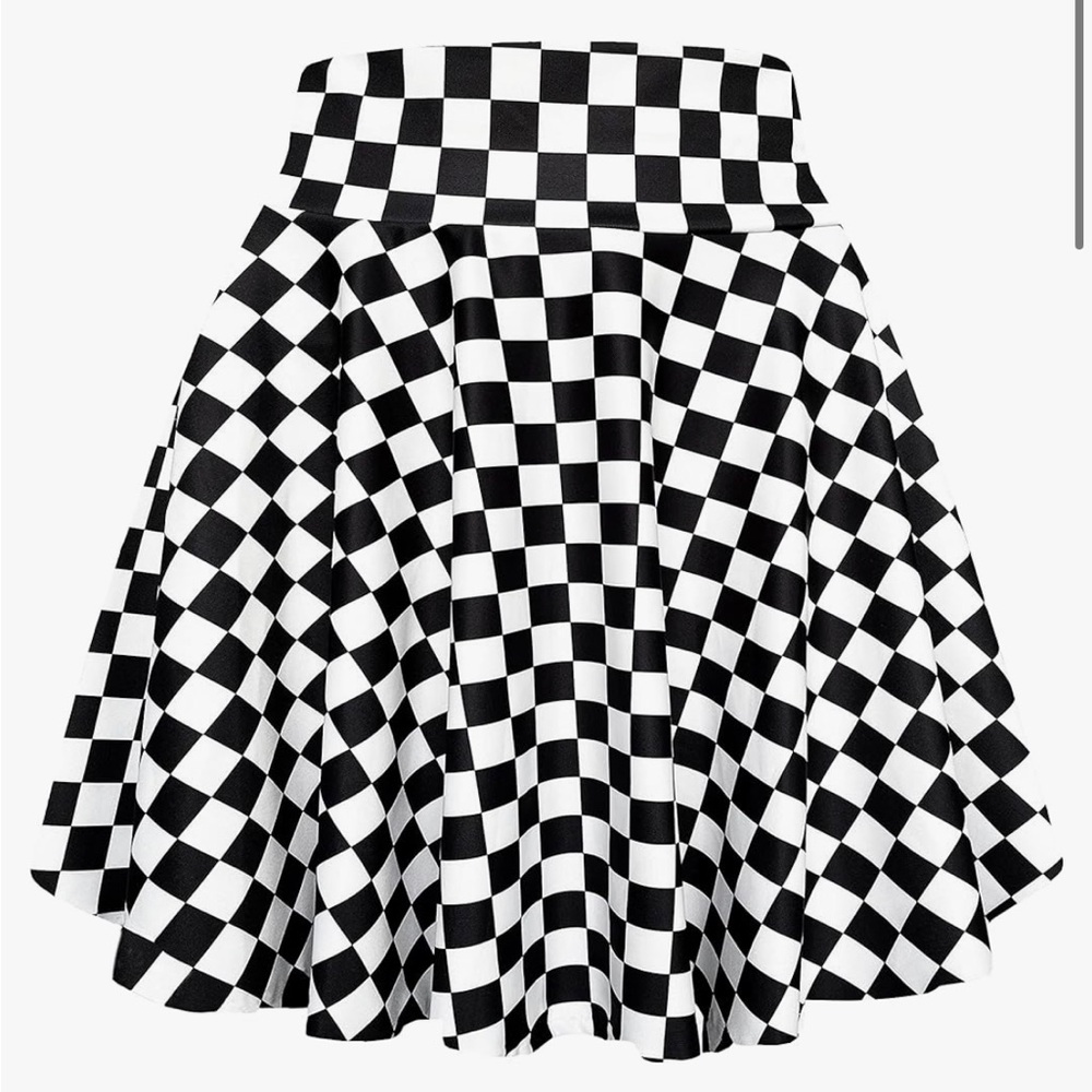 Checkered skirt